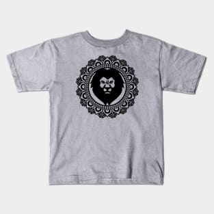 Leo Lion Zodiac Mandala Kids T-Shirt